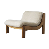 Scandinavian Brutalist Lounge Chair