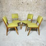 Green skai chairs 50s