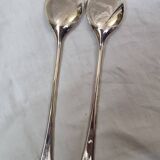 Silver salad servers