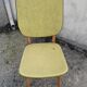 Paire de chaises vertes pomme vintage 50's