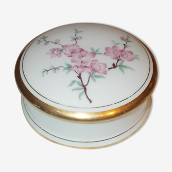 Boite ronde porcelaine