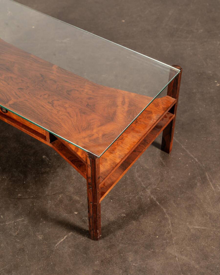 Rosewood coffee table