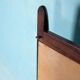 Scandinavian teak mirror from the 1960s.