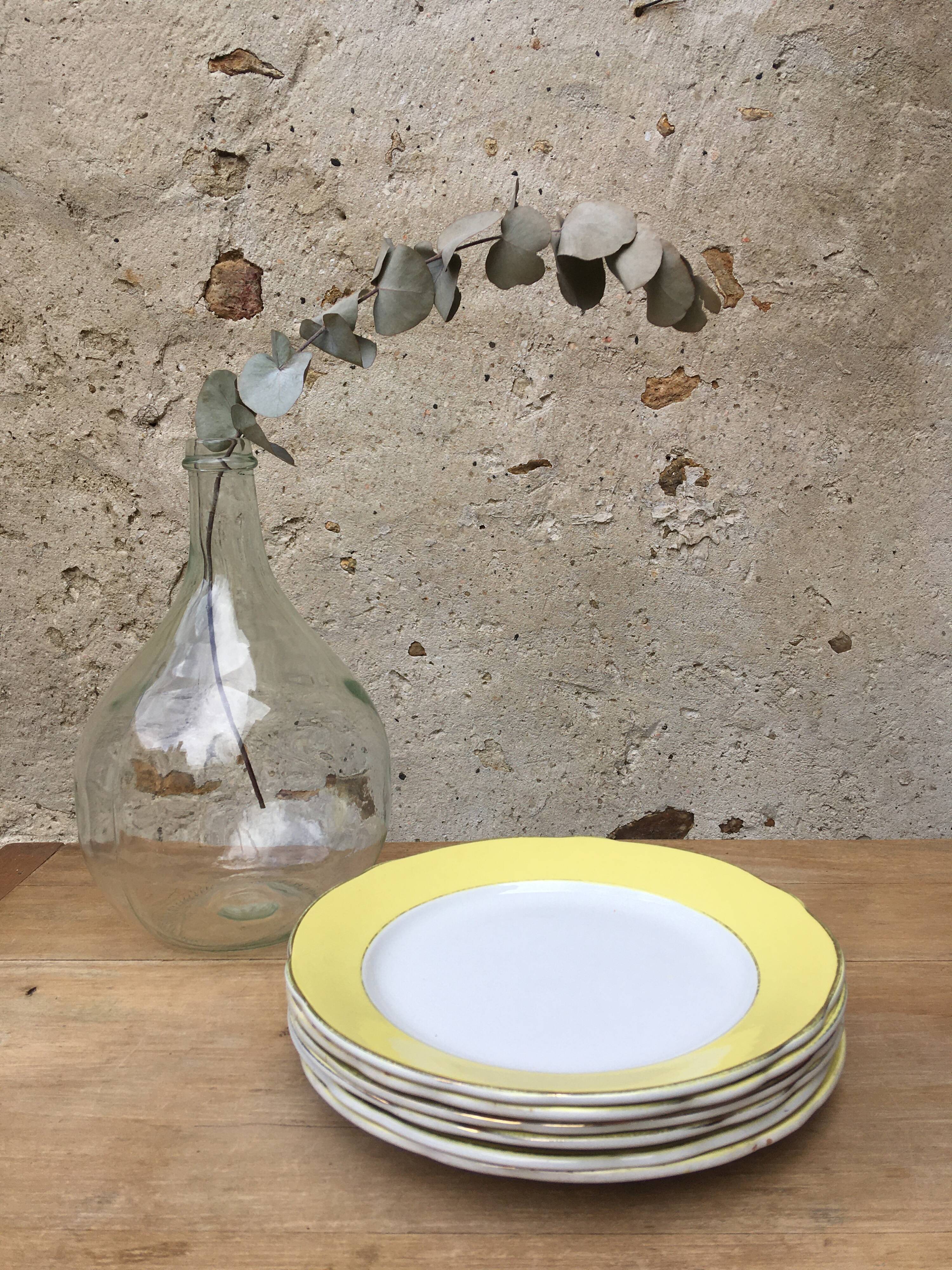 Yellow plates Lunéville