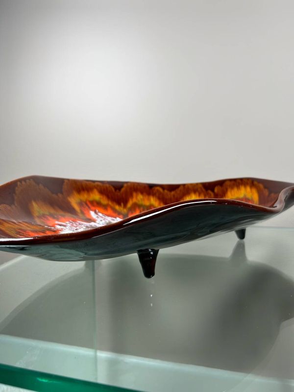 Grande coupe tripode Vallauris années 60