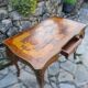 Louis XV style flat desk in marquetry