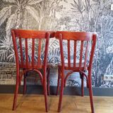 Pair of vintage bistro chairs