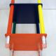 Side table / bedside table Colourful crayons 1980s
