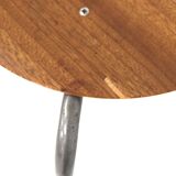 Scandinavian teak stool, Sweden, 1960