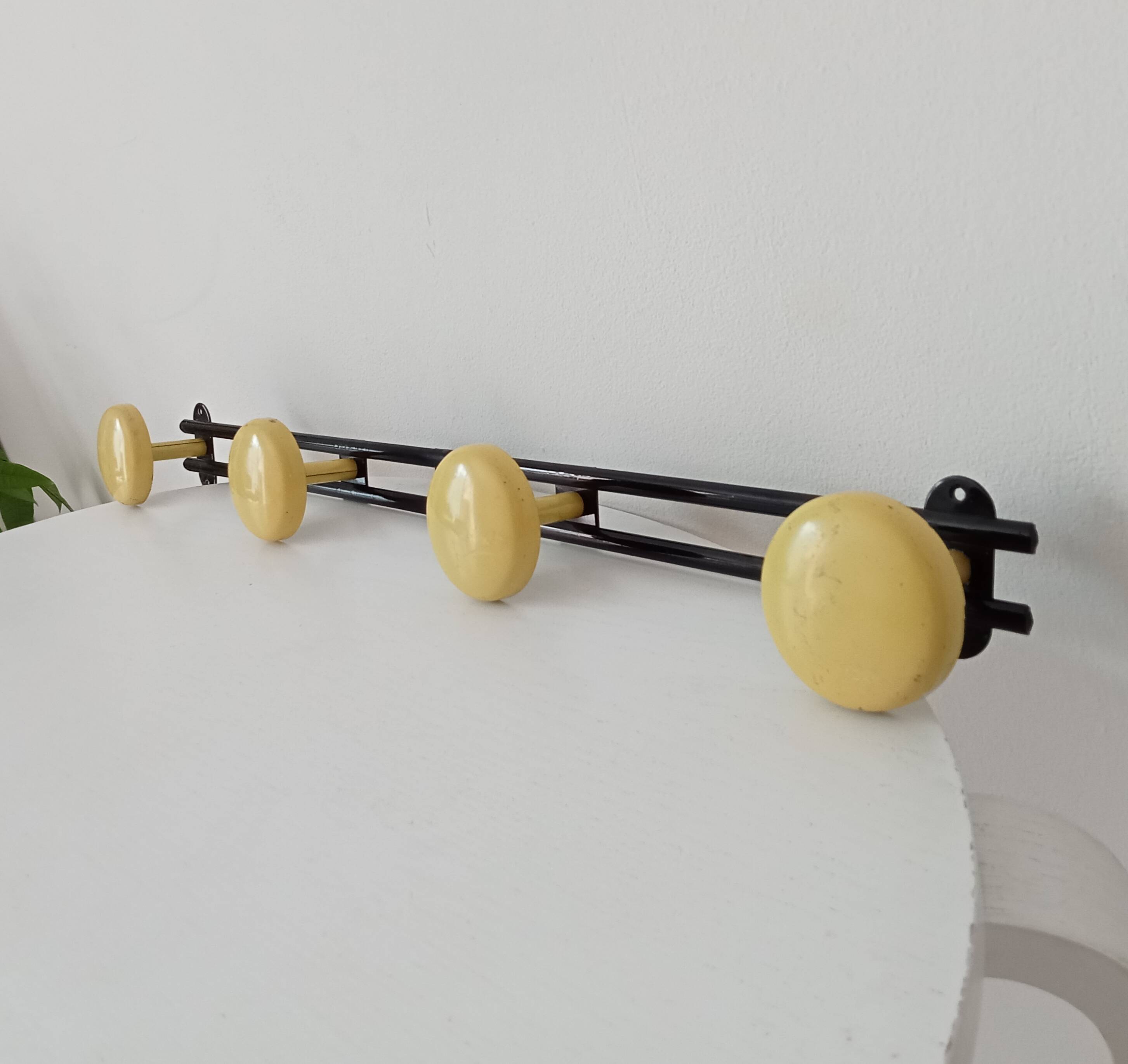 Vintage wall coat rack from the 50s/60s
