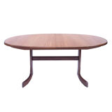 Scandinavian vintage dining or meeting table, a butterfly extension cord