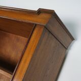 Large Antique Art Deco German Oak Chocolate Shop Cabinet, 1920s