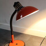 Aluminor desk lamp red 80's