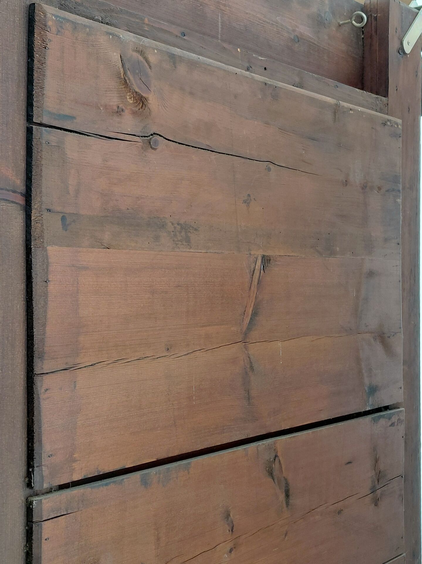 Large antique 19th-century mirror in carved wood - Haussmannian style.