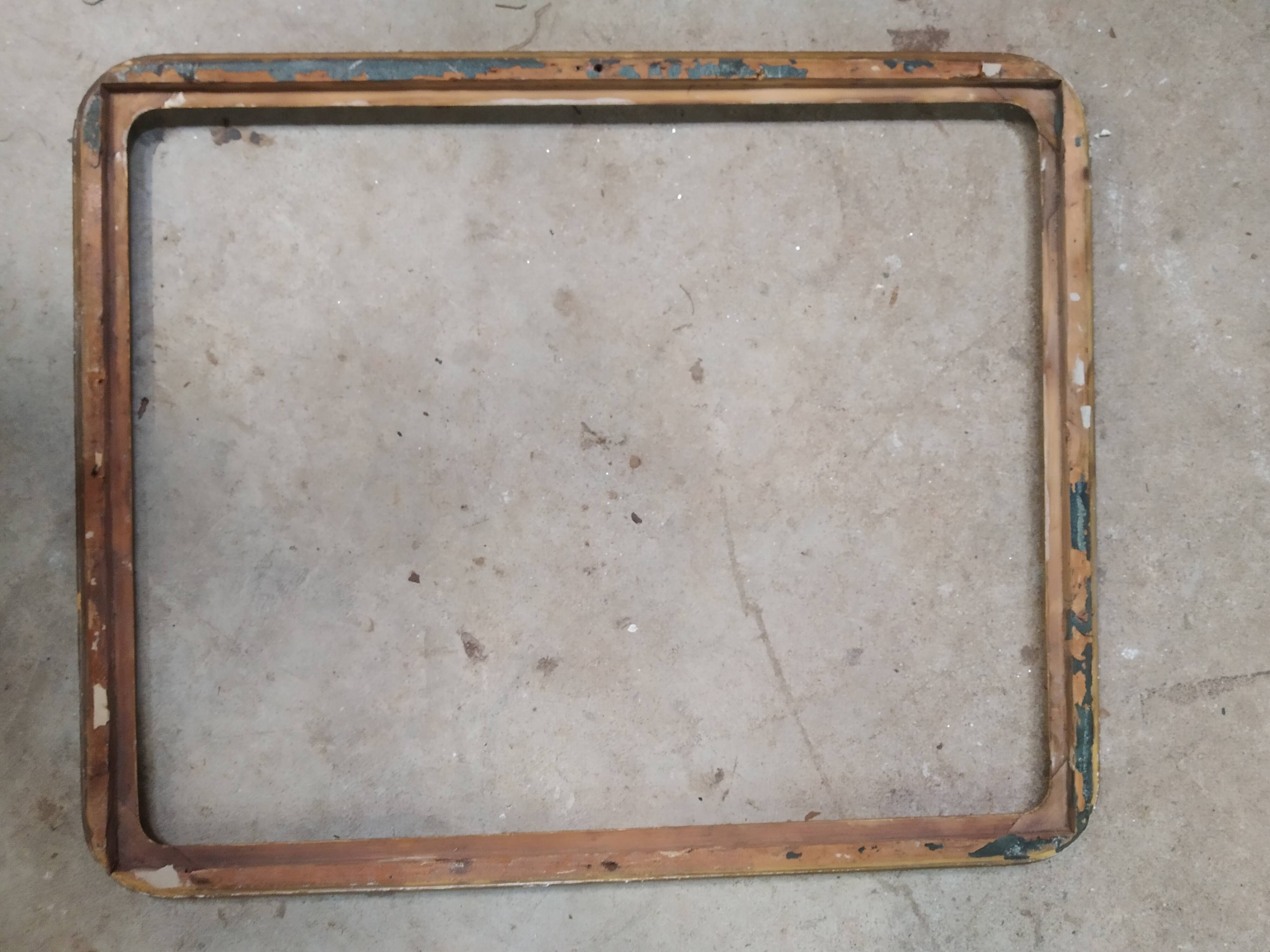 old frame napoleon III foliage 50 cm x 40 cm gilded wood