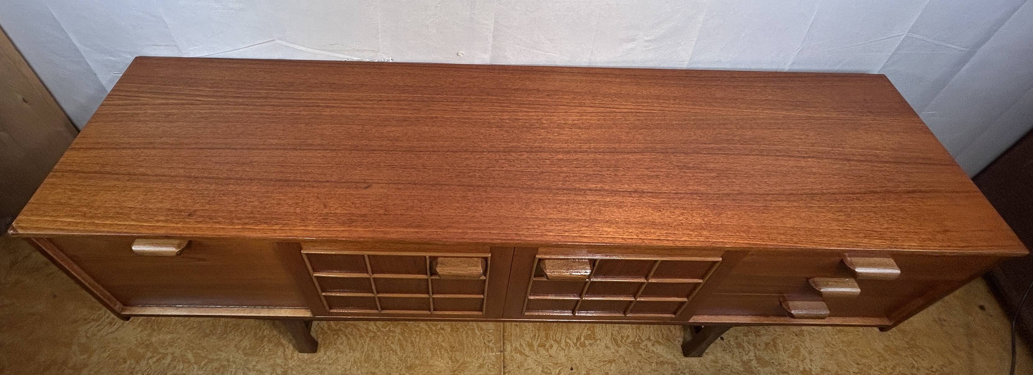 Early Mid-Century Retro Vintage Teak Sideboard by Nathan 1960