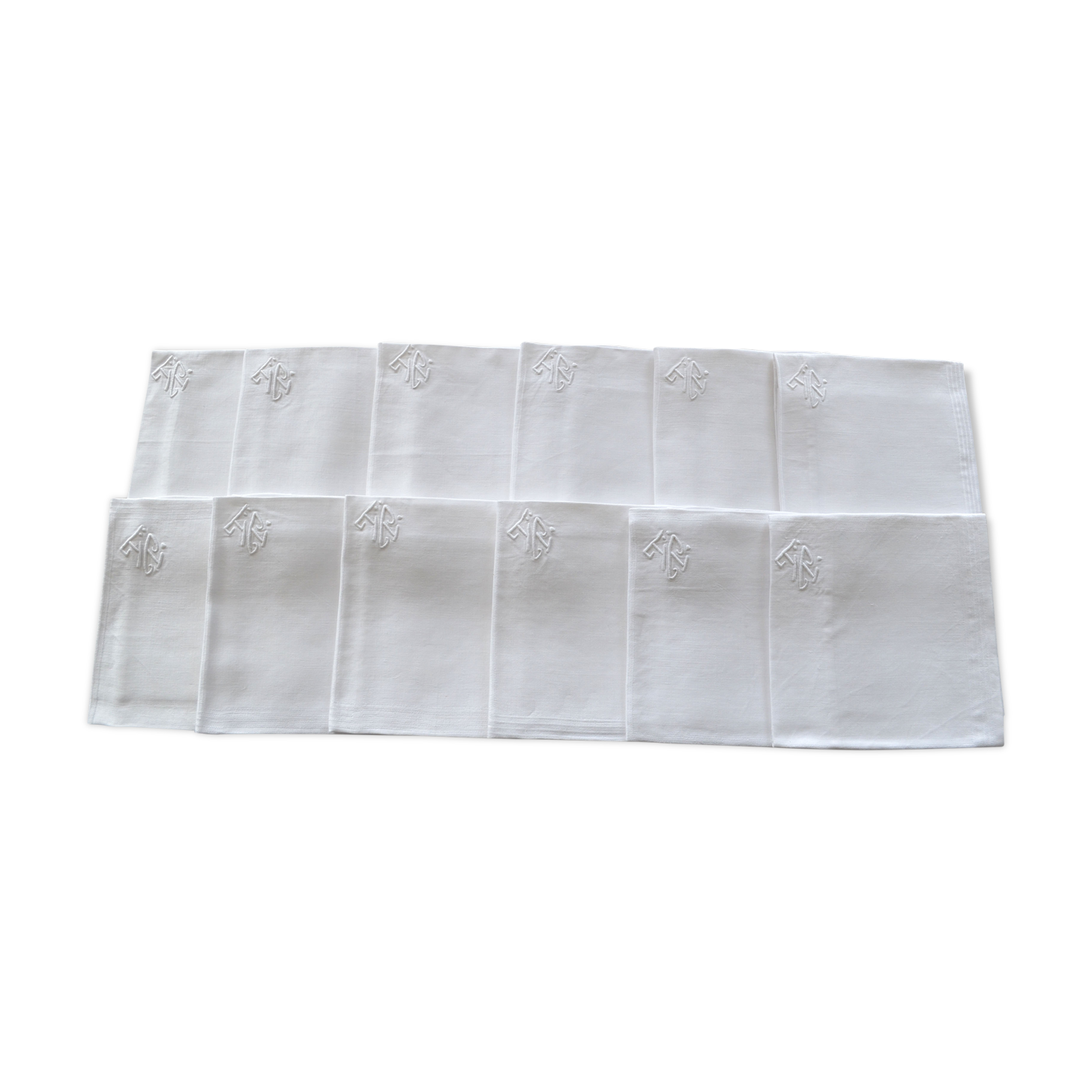 antique monogrammed napkins