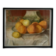 Tableau ancien pastel nature morte aux agrumes