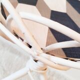 Rattan tripod plant stand