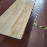 Travertine coffee table