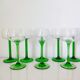 Set of 8 Glasses of La Rochère Crystal Wine and Glass