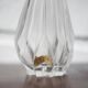 Vintage lamp, crystal lamp, table lamp, bedside lamp, asymmetrical lamp, 50's