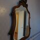 Louis XV style rocaille mirror in walnut, wall-mounted, 110x85cm