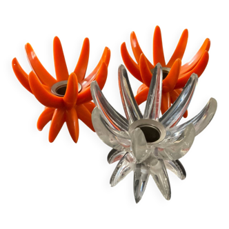 Friedel candle holder trio from the 1960s.