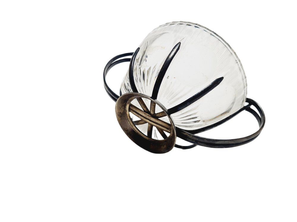Art Deco sugar bowl from Hefra, Poland, 1970s