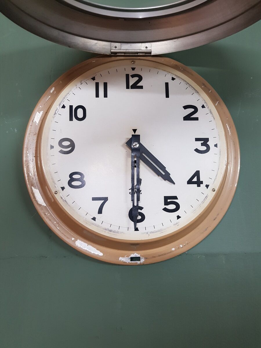 Vintage french jaz wall clock