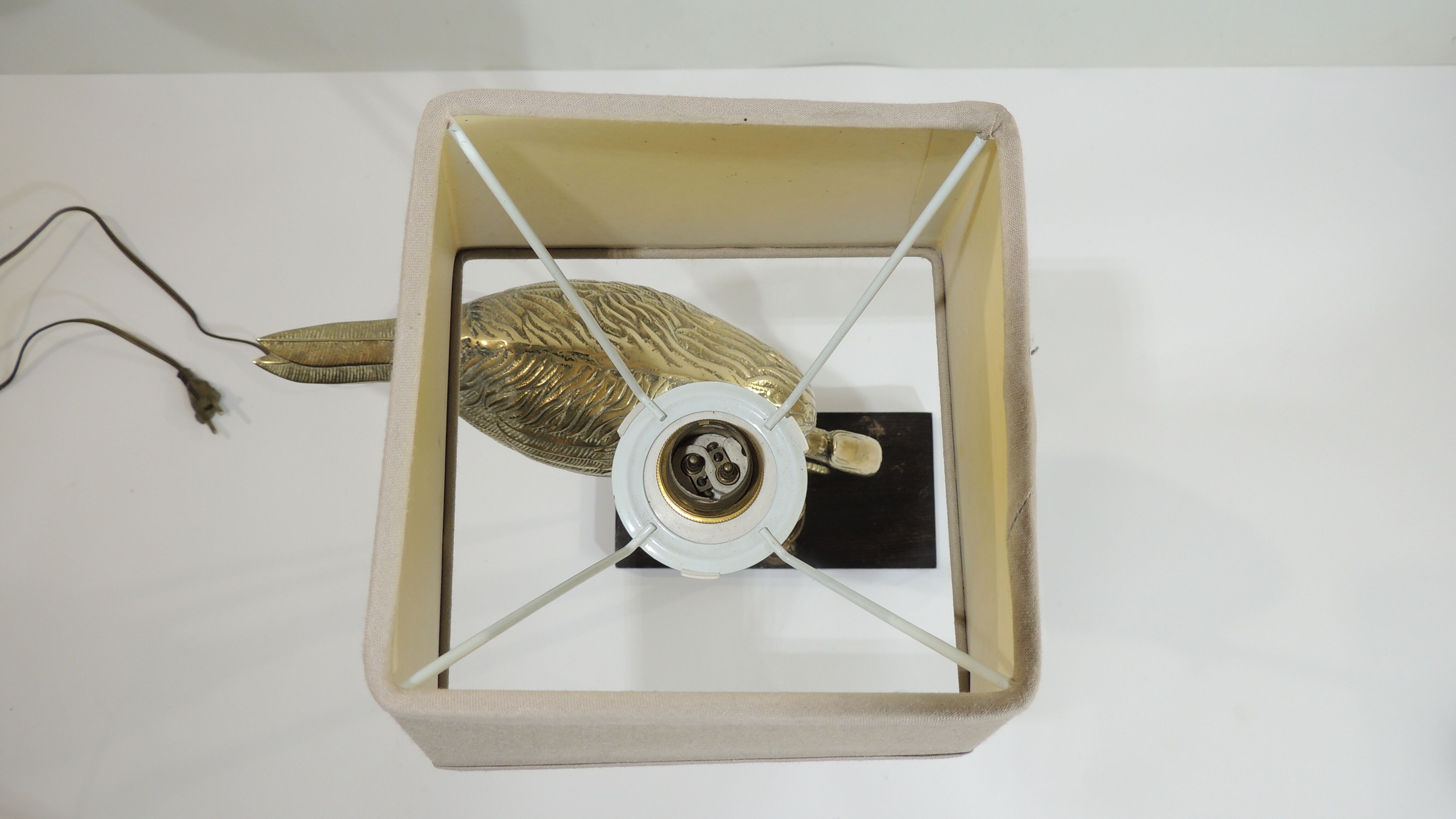 Ibis model table lamp /brass/vintage /1970