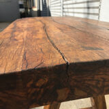 Solid oak farm table