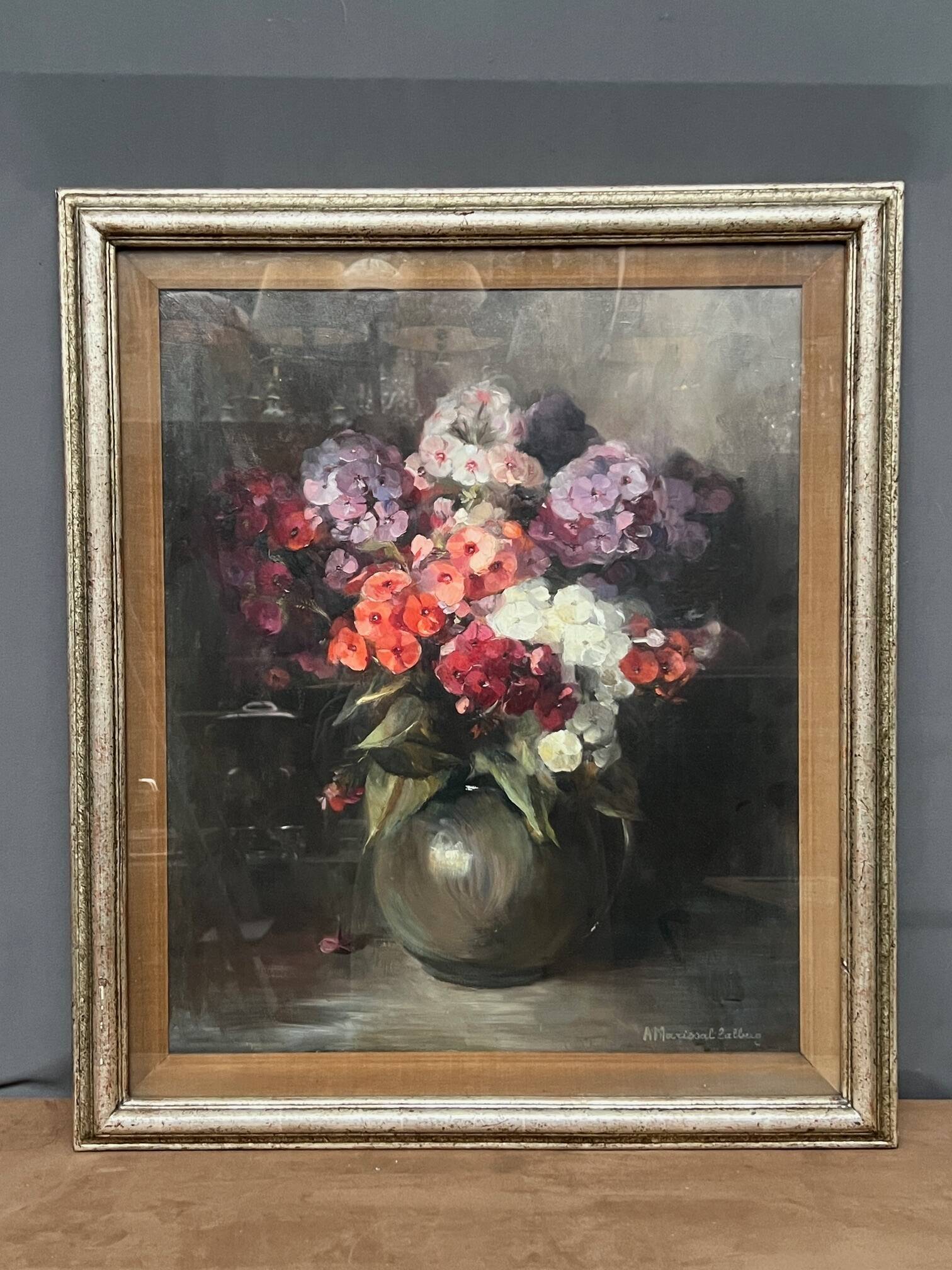 Andrée Marissal-Calberg, "Hydrangeas in a vase".