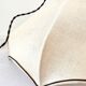 Suspension en tissu beige et marron