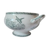 French 19th Century FF Pexonne Tureen 'Campagne' Animal Transferware