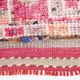 Raspberry Pink Tribal Vintage Runner Rug, Turkish Hallway Carpet,102x322 Cm