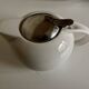 Space Age Porcelain and Steel Teapot