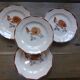 4 dessert plates from Digoin Sarreguemines 200892
