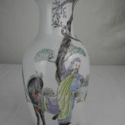 Antique porcelain vase, vintage Chinese porcelain vase