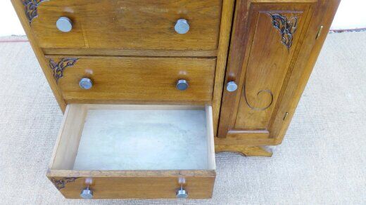 Commode avec miroir
