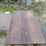 Small pine table, 1 drawer