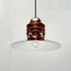 Vintage Copper Pendant Lamp Nyhavn by Alfred Homann and Ole V. Kjær for Louis Poulsen, 1980s