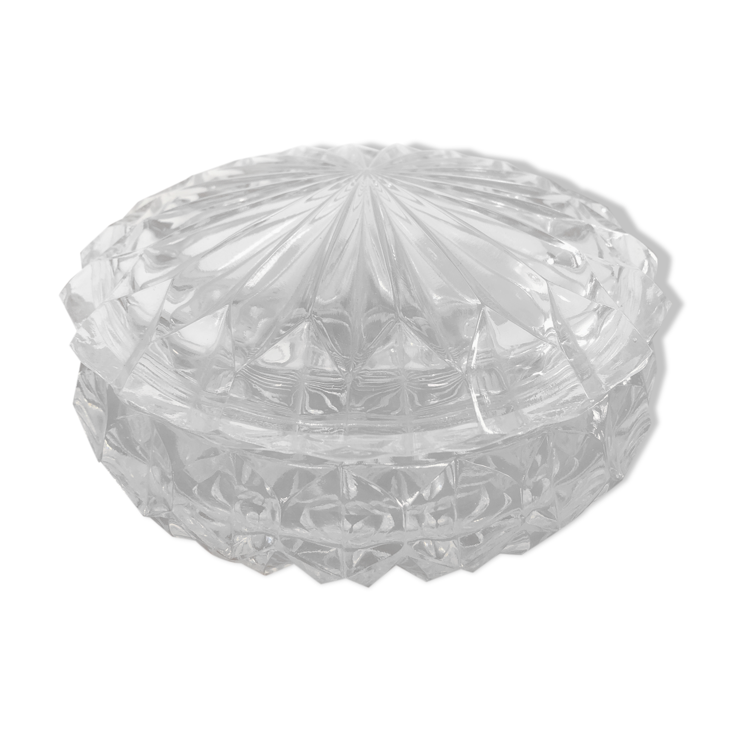 Cut crystal candy box