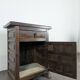 Spanish-style bedside table in natural wood