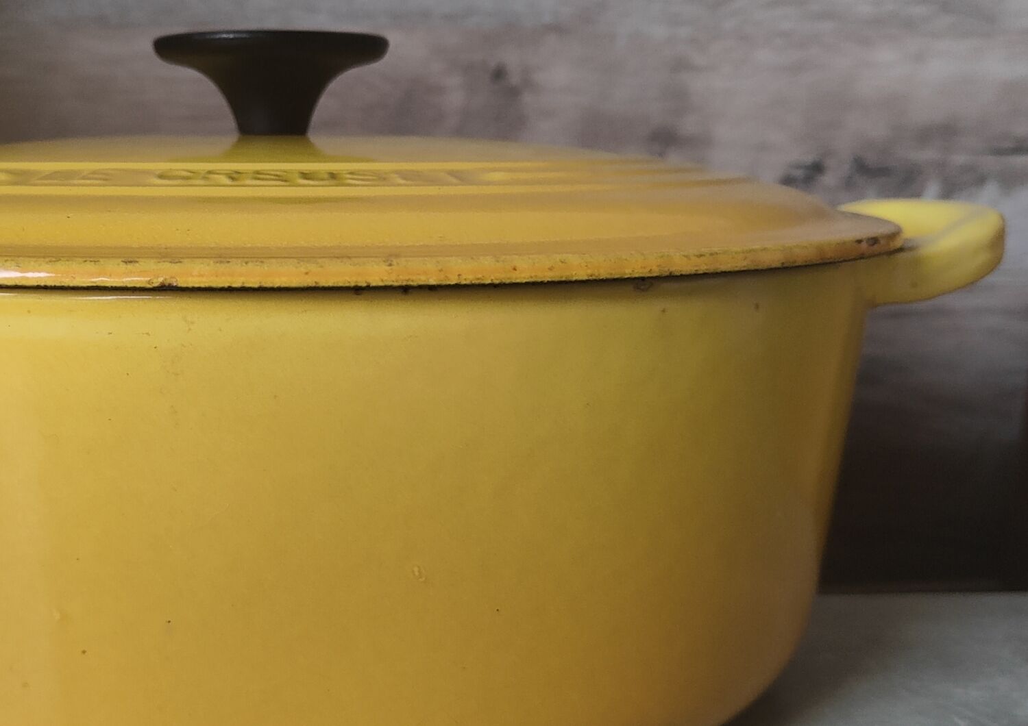 Le Creuset Yellow Oval Casserole