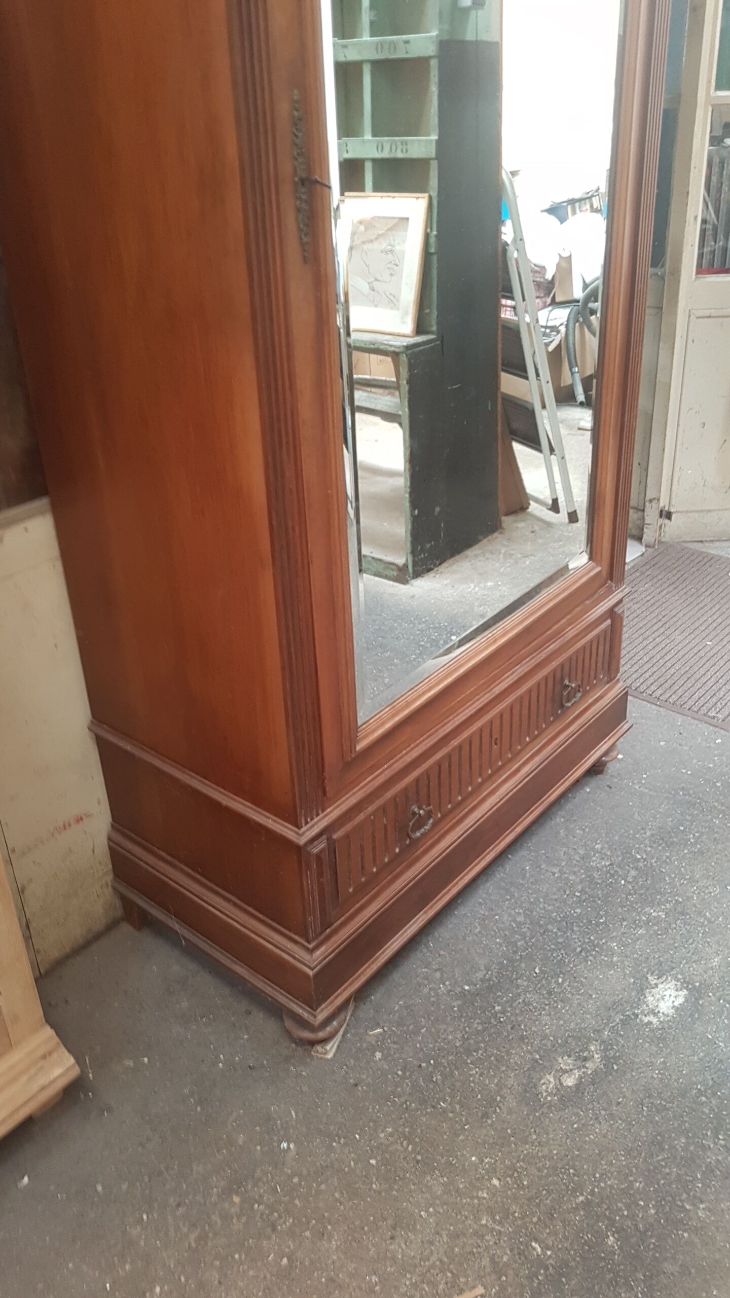 1930s walnut cabinet