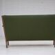 1960s, Danish 2-seater sofa, furniture wool, beech wood, original.