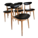 Lot de 5 chaises Baumann Licorne