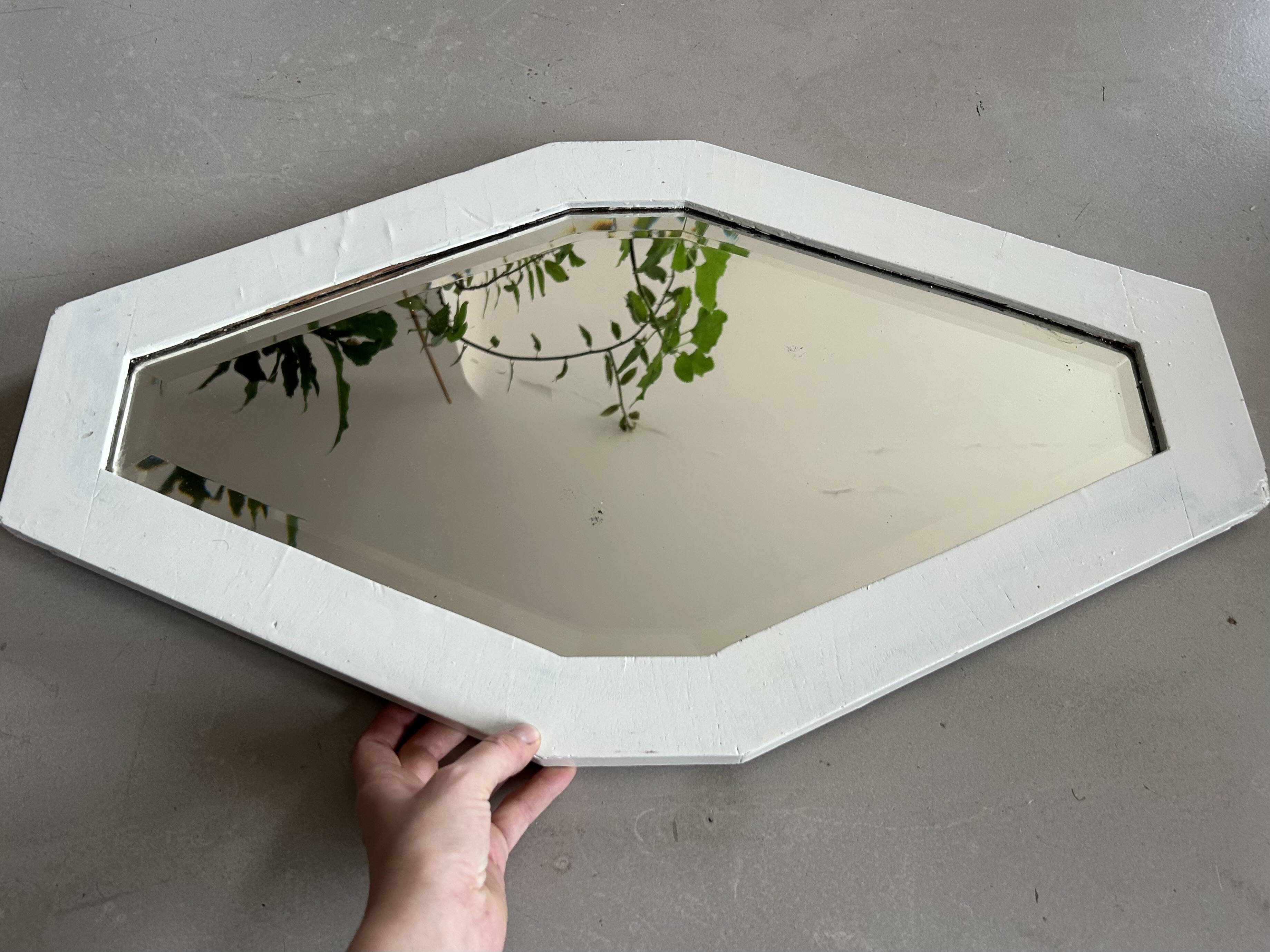 Antique beveled mirror