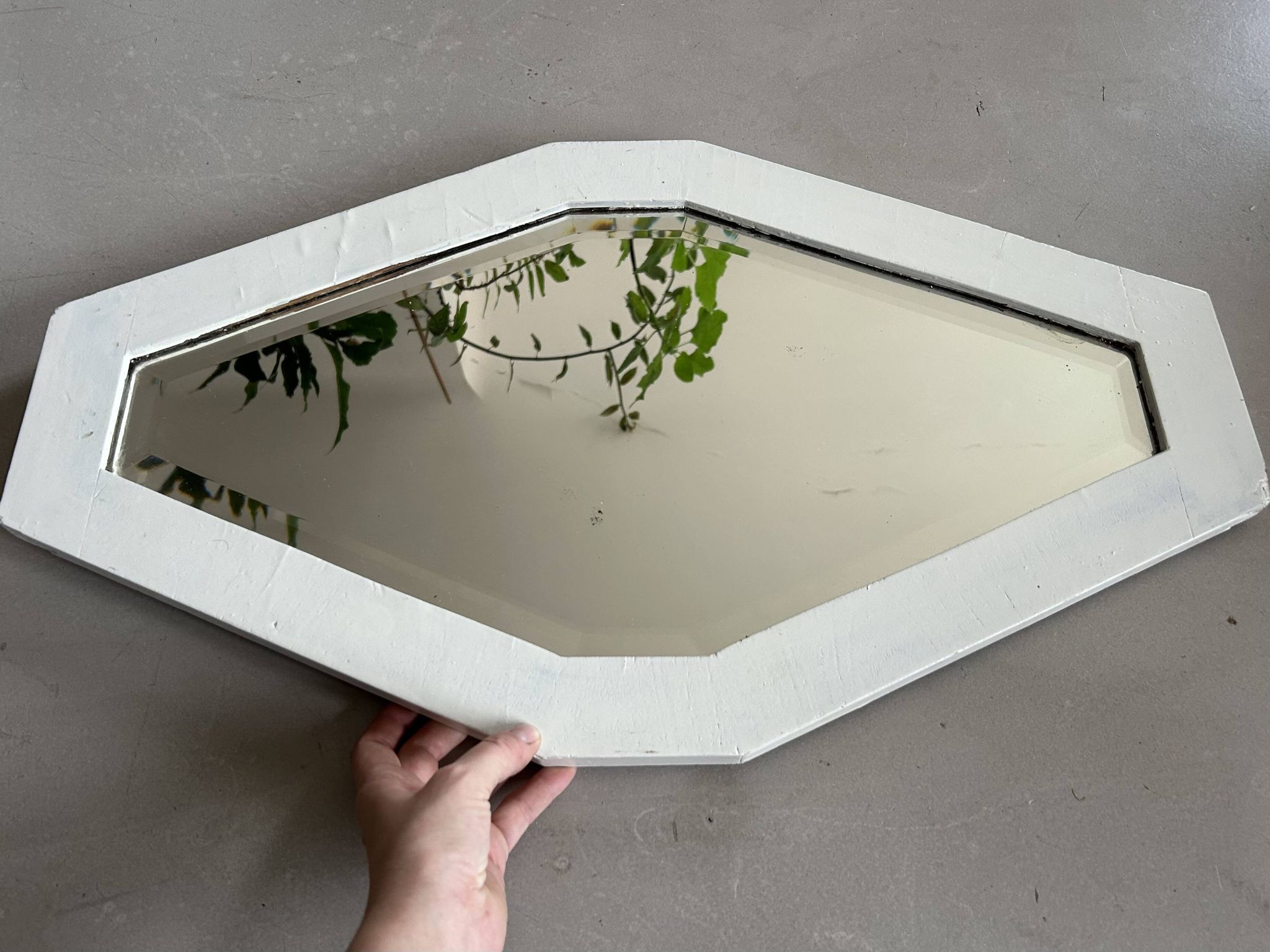 Miroir biseauté ancien